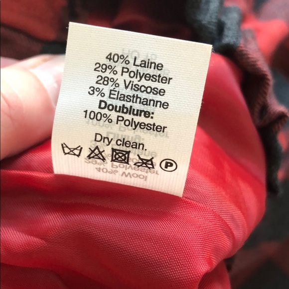 NWT JCrew red buffalo check mini skirt - Picture 5 of 5